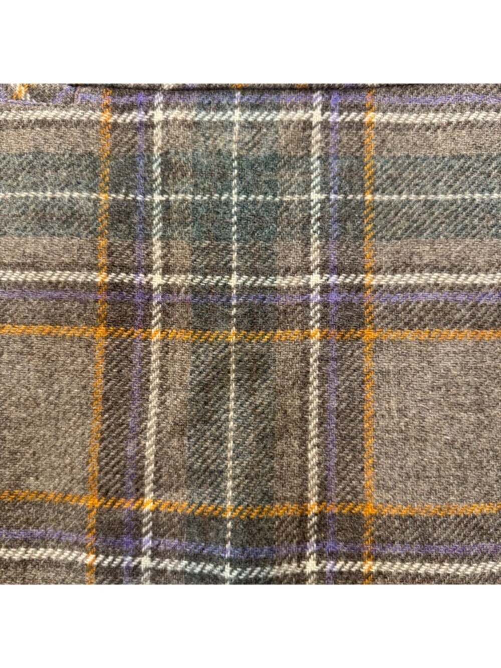 Vintage 90s L.L. Bean "Andover" Wool Mini Skirt Size 4 Preppy Earthy Academia - Picture 4 of 13